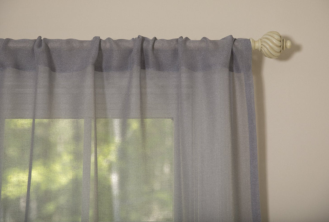 ML16605 Morning Mist Sheer Curtain Pink Leto