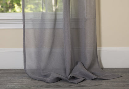 ML16605 Morning Mist Sheer Curtain Pink Leto