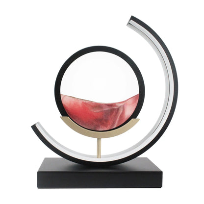 Moving Sand Sandscapes LED Table Lamp Sangria Apricot