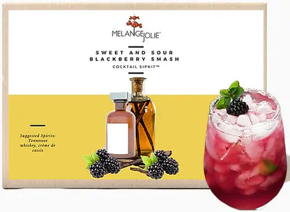 Mélange Jolie Sweet and Sour Blackberry Smash Cocktail SipKit™ Olive Lucky