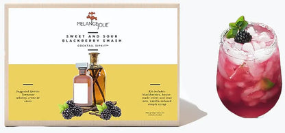 Mélange Jolie Sweet and Sour Blackberry Smash Cocktail SipKit™ Olive Lucky