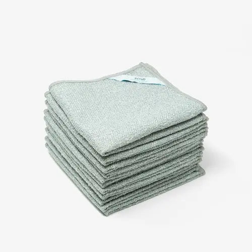 Scrub Microfiber Cleaning Cloth Gold Fennel