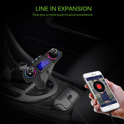 BT06 Car FM transmitter MP3 Player Audio Receiver Teal Simba