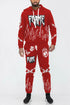 Chenille Flame Sweat Suit Lime Milo