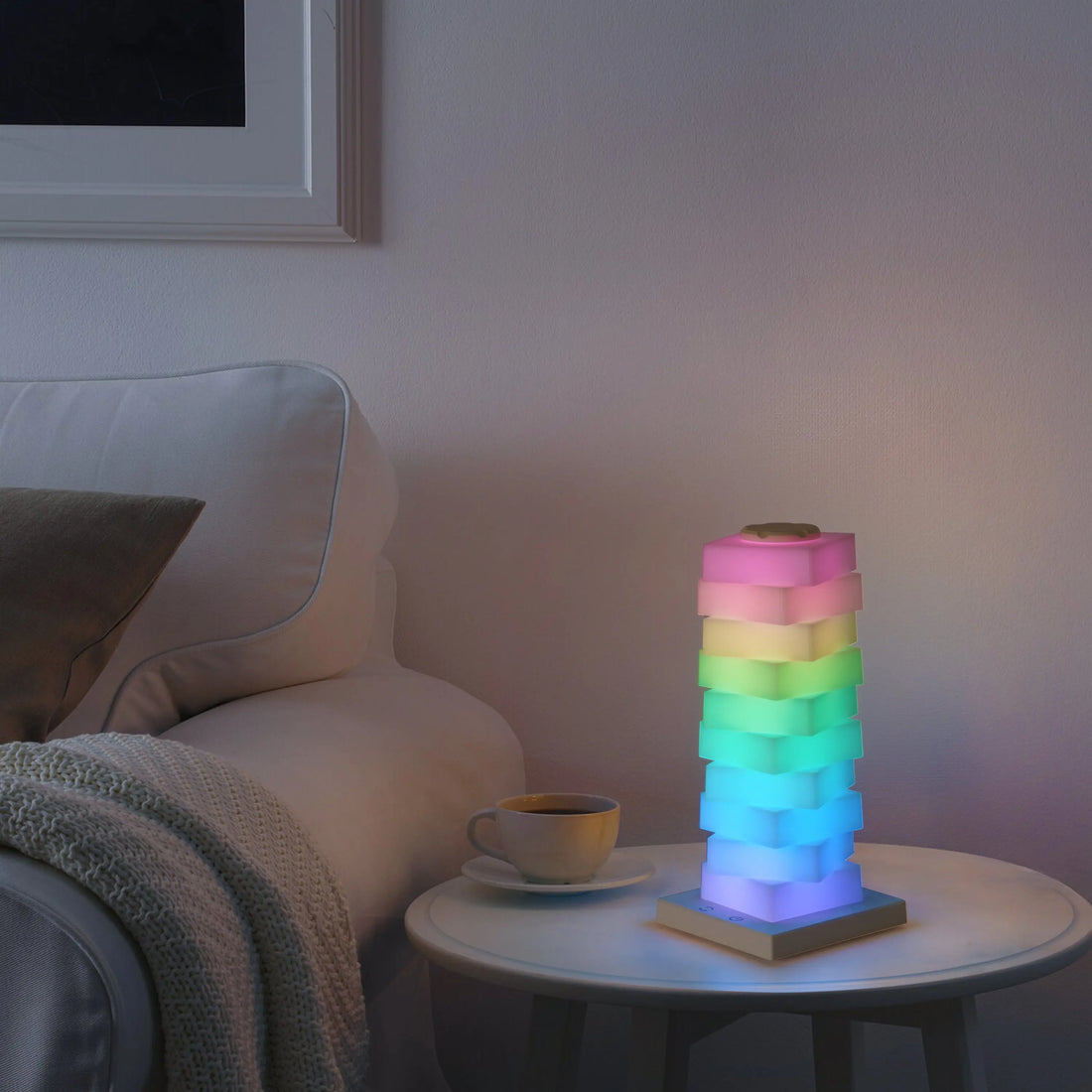 RGB Rotating Splicing Table Lamp Sangria Apricot