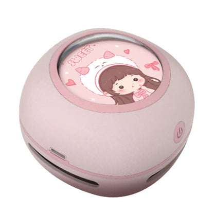 ﻿ Mini Desktop Vacuum Cleaner Portable Student Use Eraser Paper Pencil Maroon Asteria