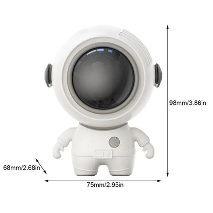 Astronaut Neck Hanging Fan Portable Cute Quiet Running Brushless Motor Maroon Asteria