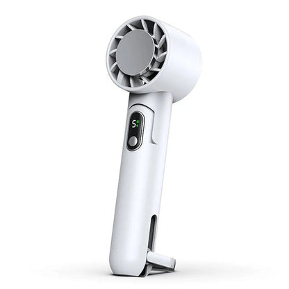 Refrigeration Handheld Fan Portable Power Bank Desktop Can Be Maroon Asteria