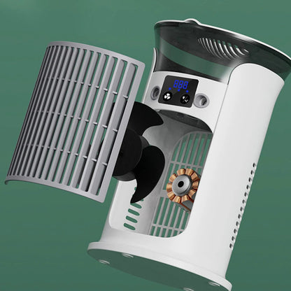 Portable Rechargeable Quiet Cool Air Fan with Humidifier Desktop Air Maroon Asteria