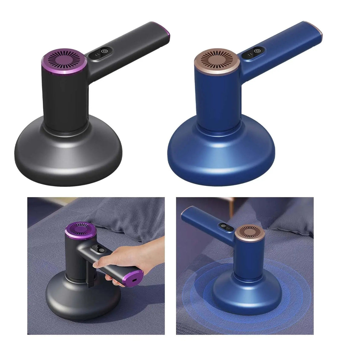 Vacuum Cleaner Effectively Handheld Bed Vacuum for Bedroom Living Room Maroon Asteria