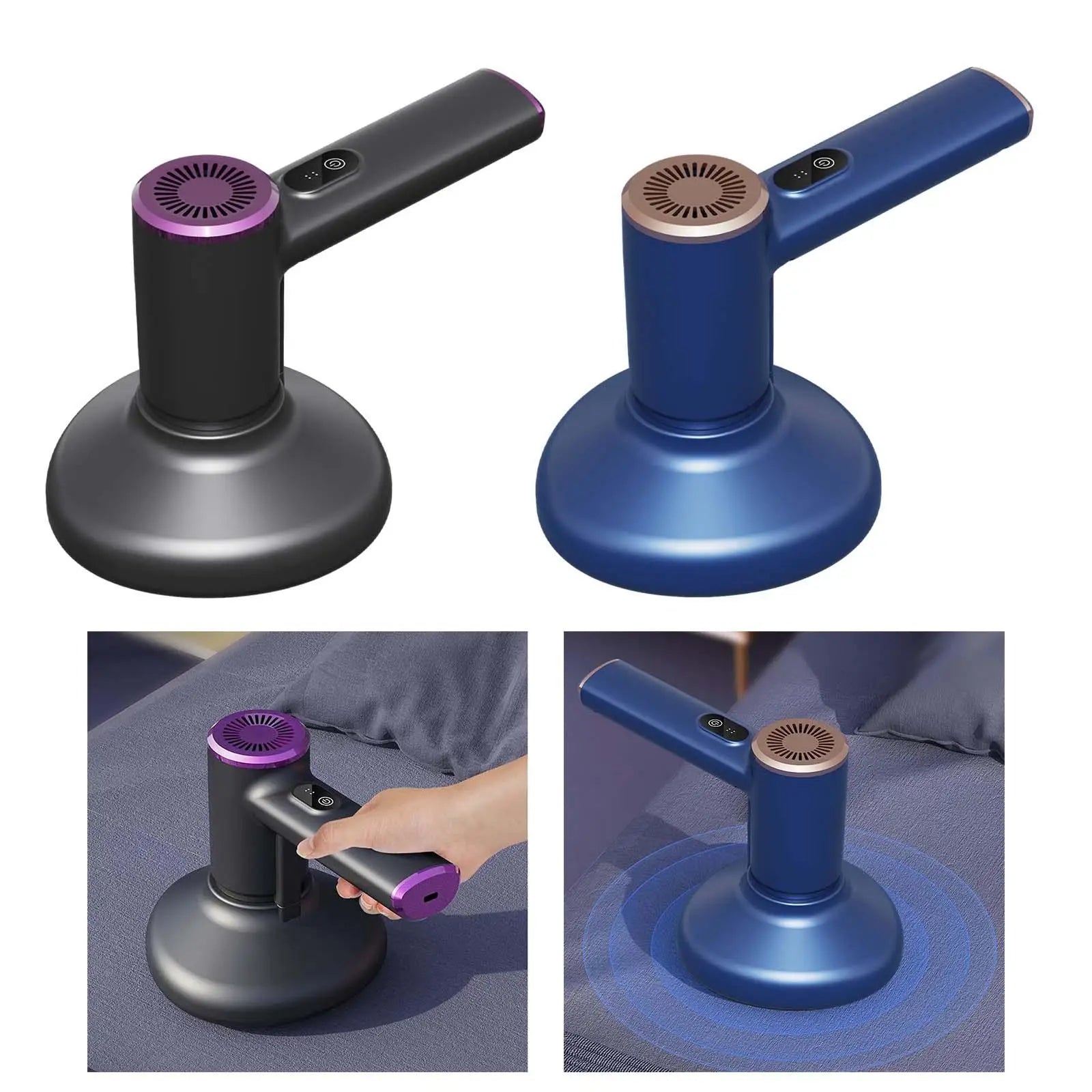 Vacuum Cleaner Effectively Handheld Bed Vacuum for Bedroom Living Room Maroon Asteria