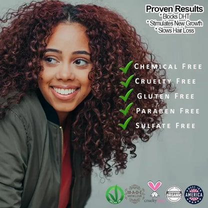 Organic Caffeine Hair Growth Shampoo White Thalassa