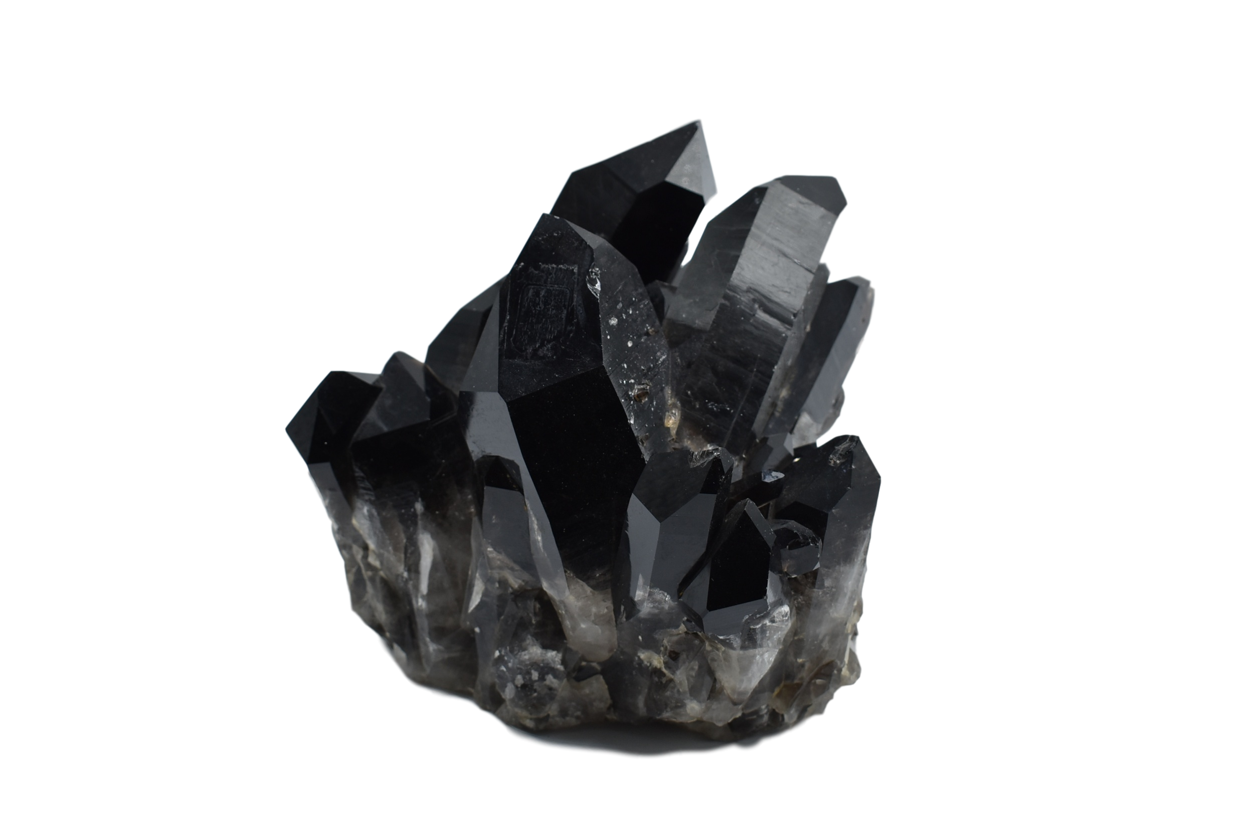 Smoky Quartz Cluster Specimen Green Ares