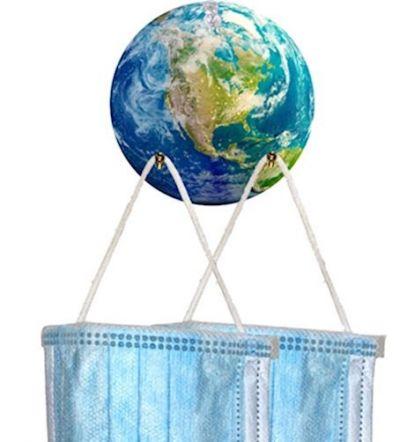 Earth Ornamental Mask Holder 
