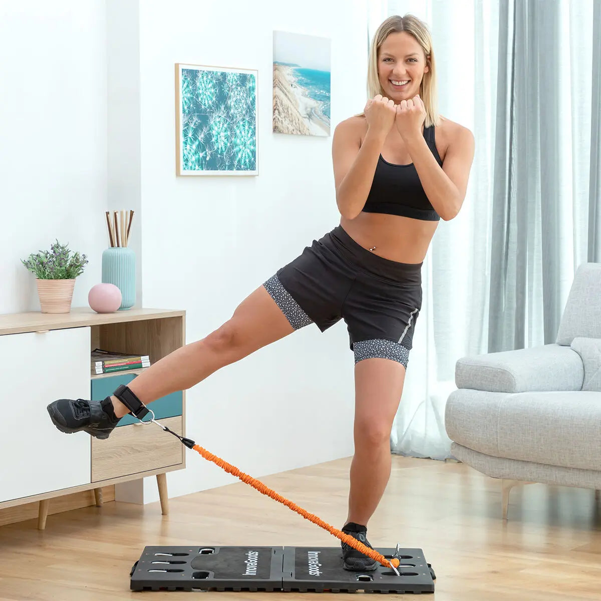 Integrated Portable Training System with Exercise Guide Gympak Max Bigbuy