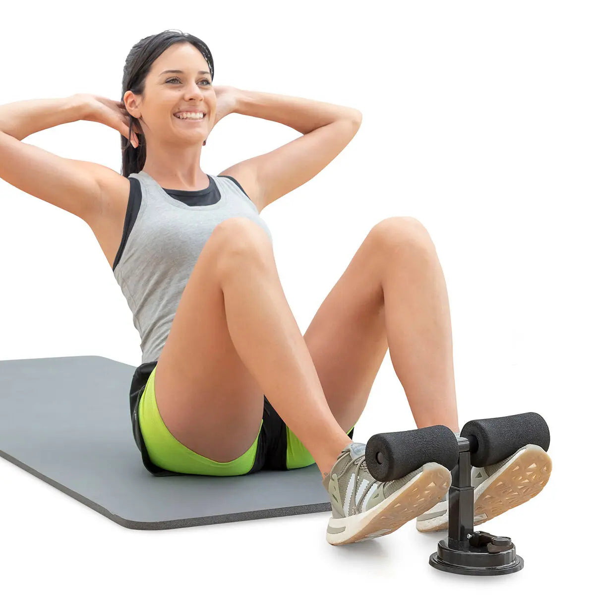Sit-up Bar for Abdominals with Suction Pad and Exercise Guide CoreUp Bigbuy