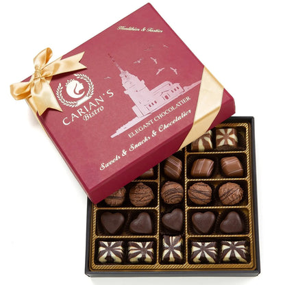 Bistro Chocolate Box Luxury Selection Maroon Clymene