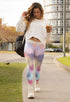 Abstract Pastels Legging Sky Felix