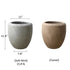 Comtemporary Swirl Planter Sangria Uranus