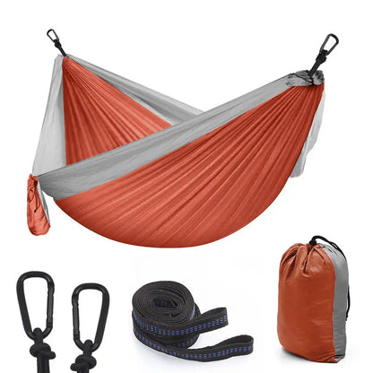 Camping Parachute Hammock Survival For Garden Outdoor Maroon Asteria