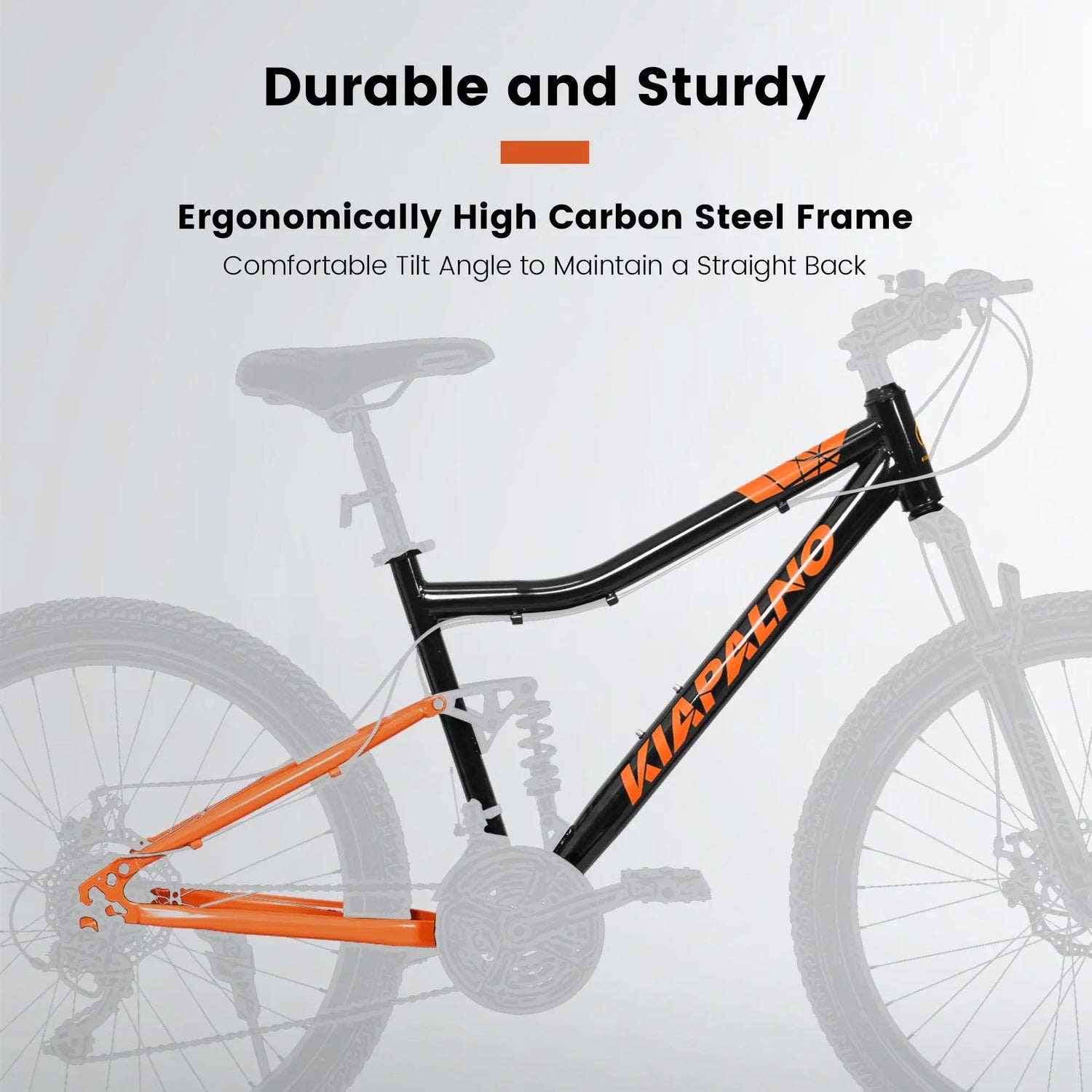 TerraRush™ – 26&quot; Mountain Bike with Shock Absorber &amp; 21-Speed Carmine Juneberry