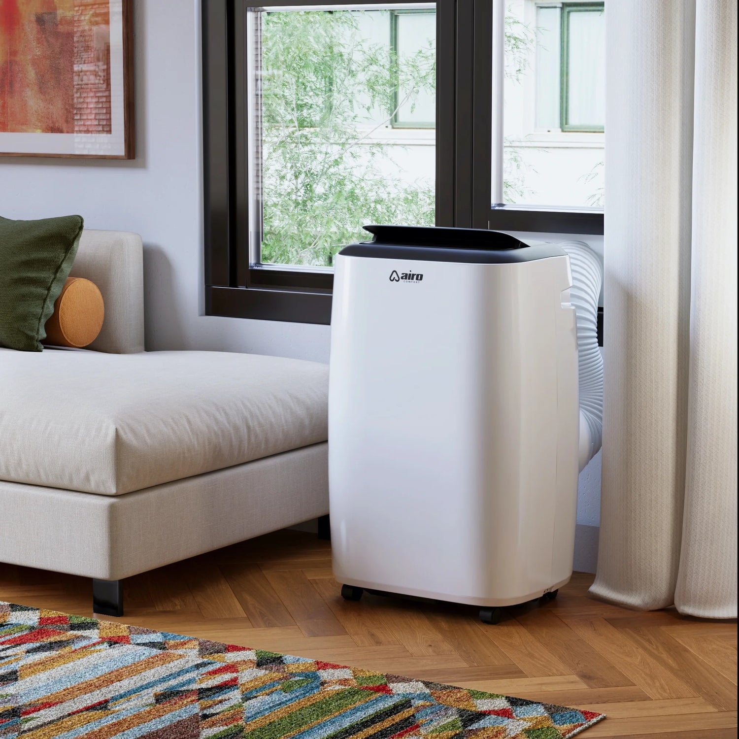 Airo Portable Air Conditioner 8000 BTU (6000 BTU DOE), Standing AC Unit with DIY Window Kit