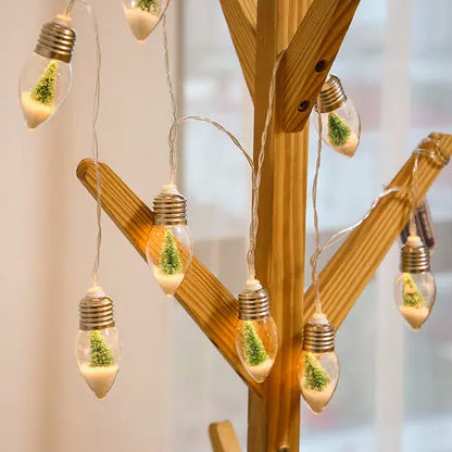 New LED Wishing Bottle String Lights Battery Powered Maroon Asteria