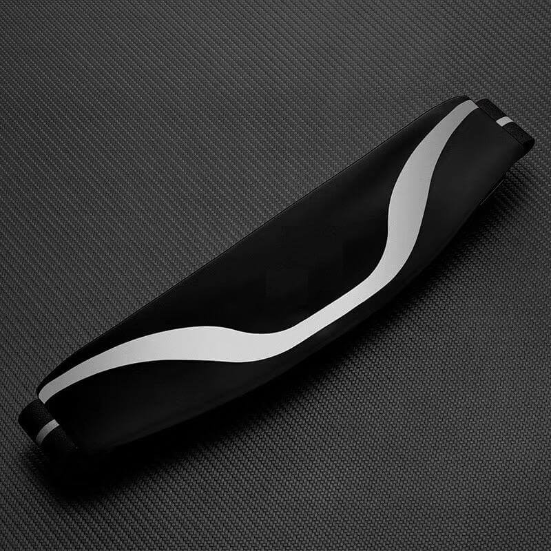 Water-Resistant Sport Waist Pack Running Belt with Reflective Strip Black Lavender
