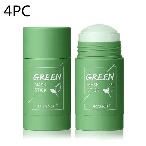 Green Tea Solid Mud Mask Moisturizing Deep Crimson Medea