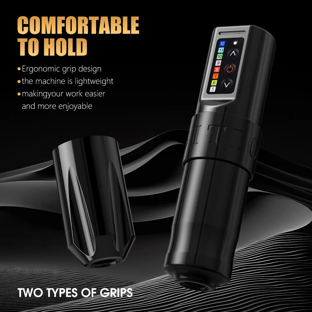 FLUX Professional Wireless Tattoo Machine Pen Strong Coreless Motor 2400 Mah Lithium Battery for Tattoo Artist