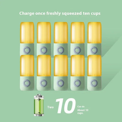Portable Wireless Charging Mini Electric Juicer Crimson Medea