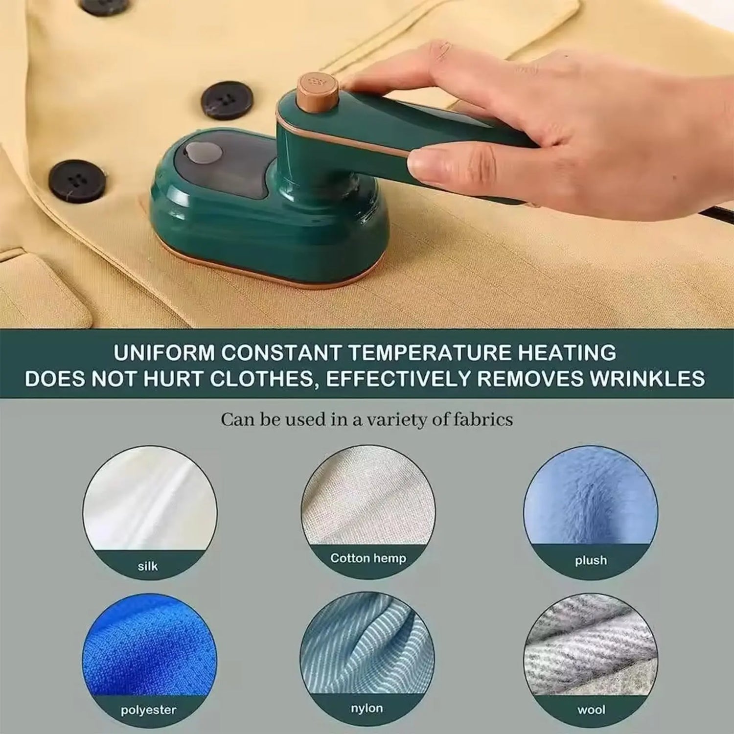 Mini Portable Hand-Held Iron Harlequin Iolaus