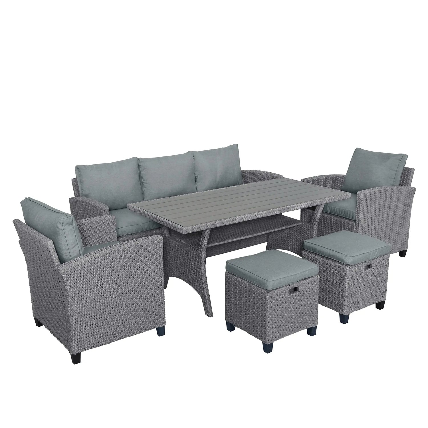 Outdoor Rattan Wicker Set