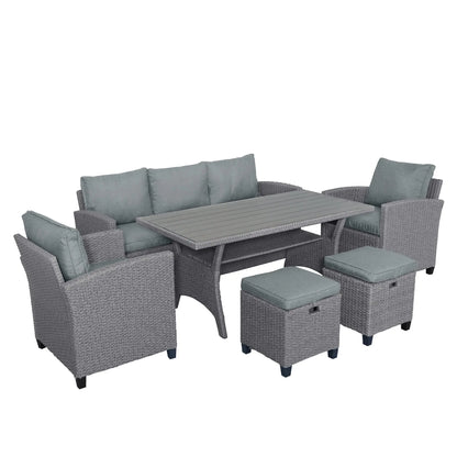 Outdoor Rattan Wicker Set