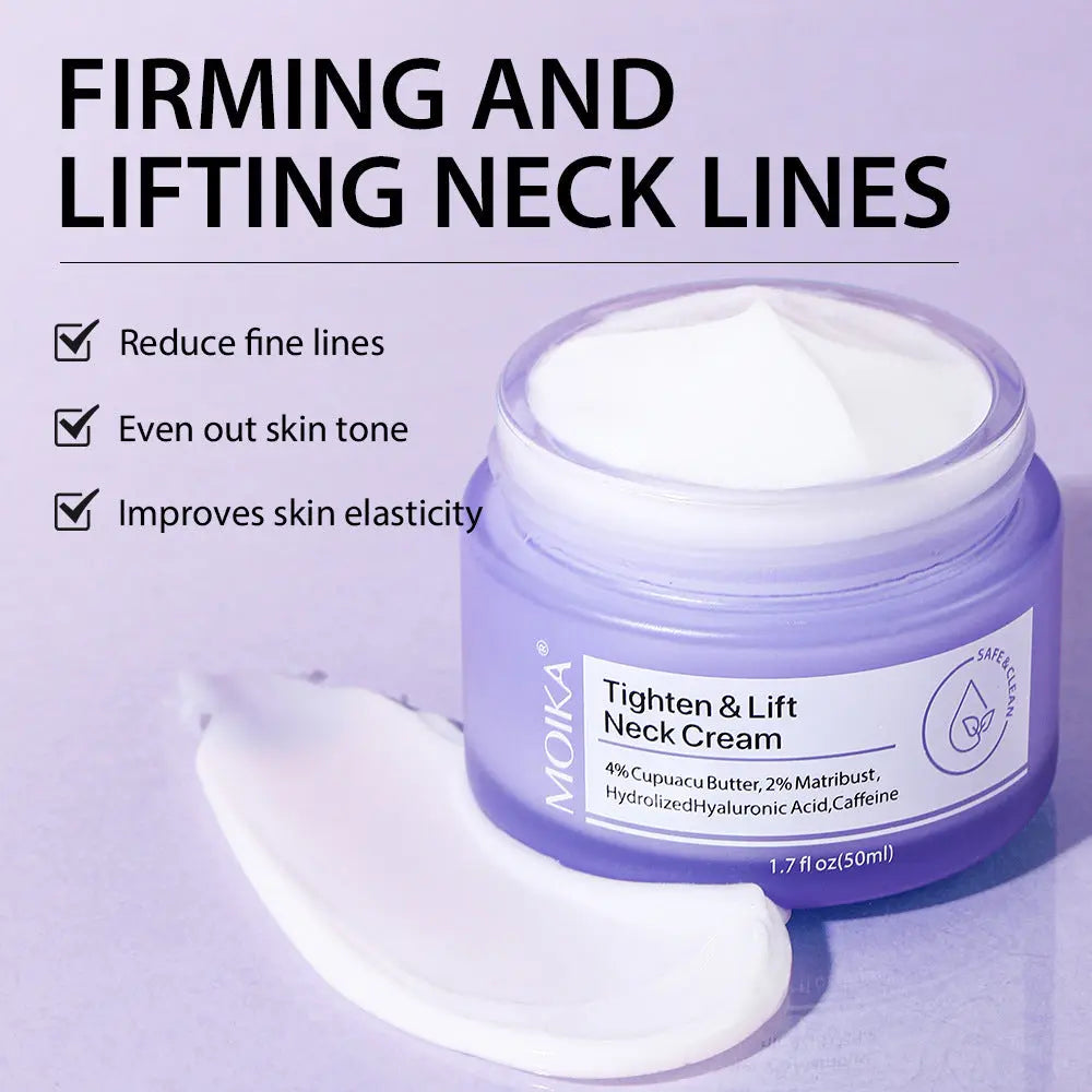 Neck Wrinkle Removal Cream Tightening Firming Fade Fine Lines Crimson Medea