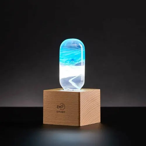 LED Lamp - Blue Sangria Apricot