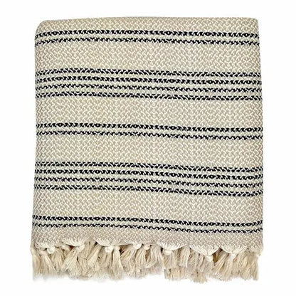 Woven Stripe Turkish Throw Ariel