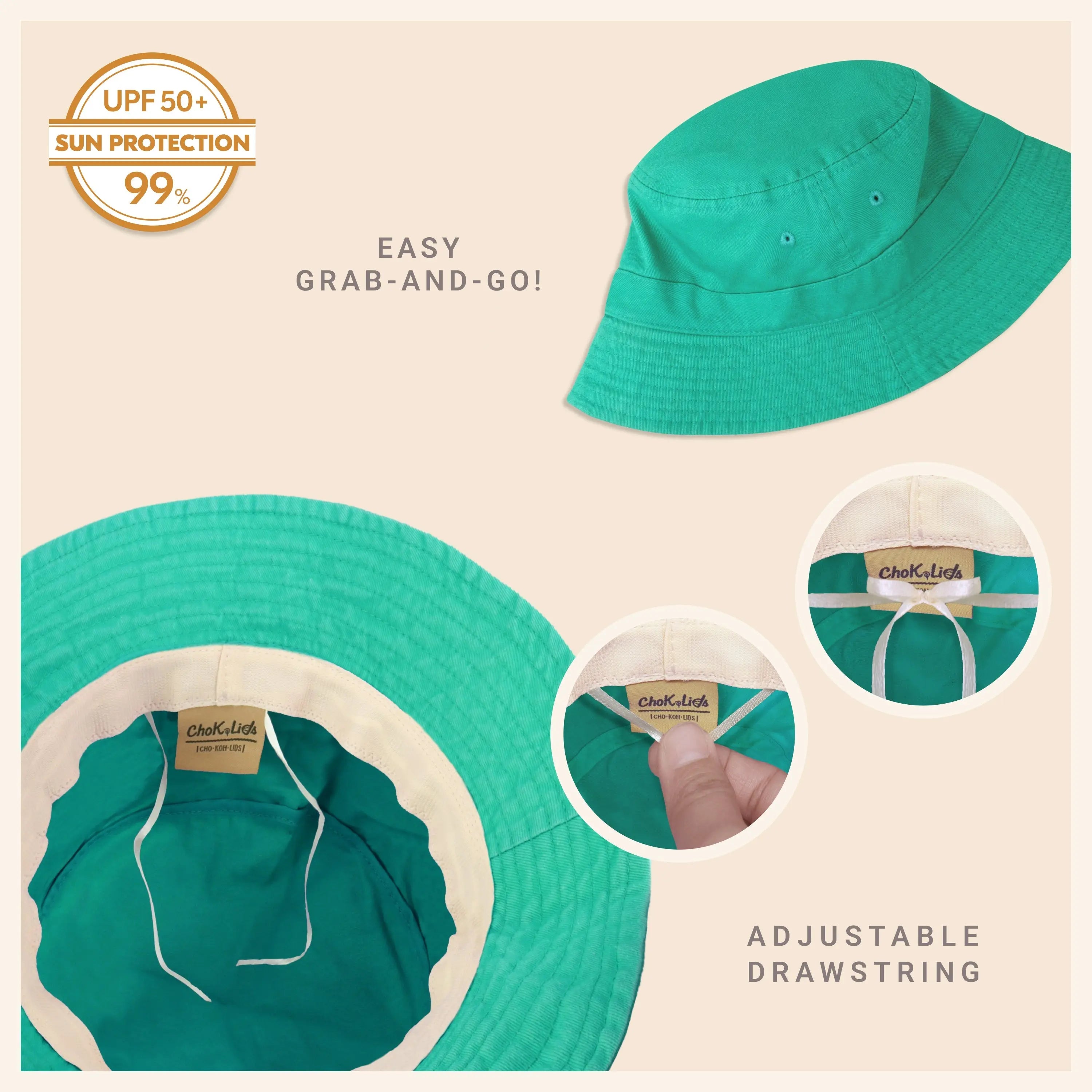 Classic Washed Cotton Bucket Hat Crimson Hector