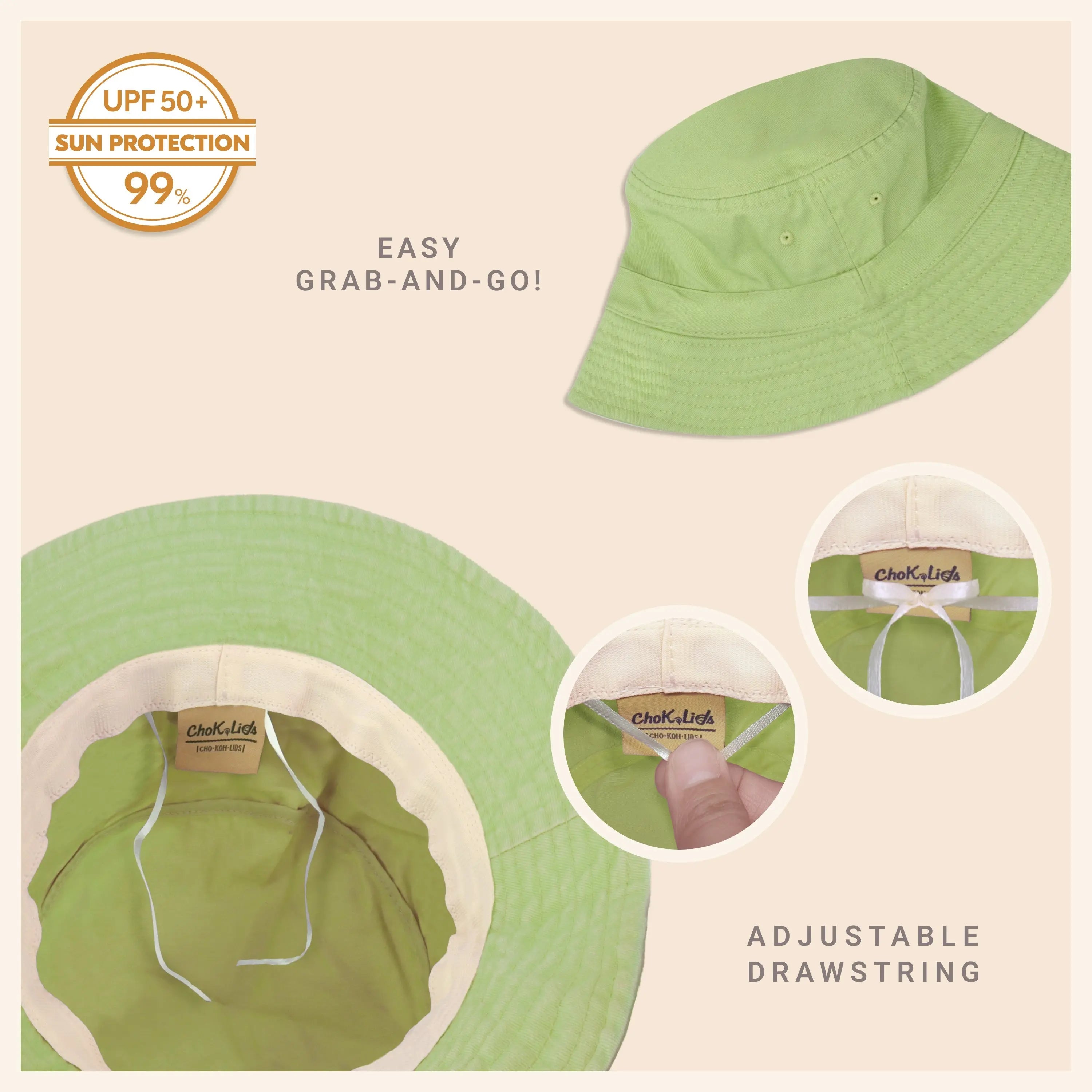 Classic Washed Cotton Bucket Hat Crimson Hector