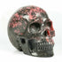 Black Rhodonite Crystal Skull Yellow Angel