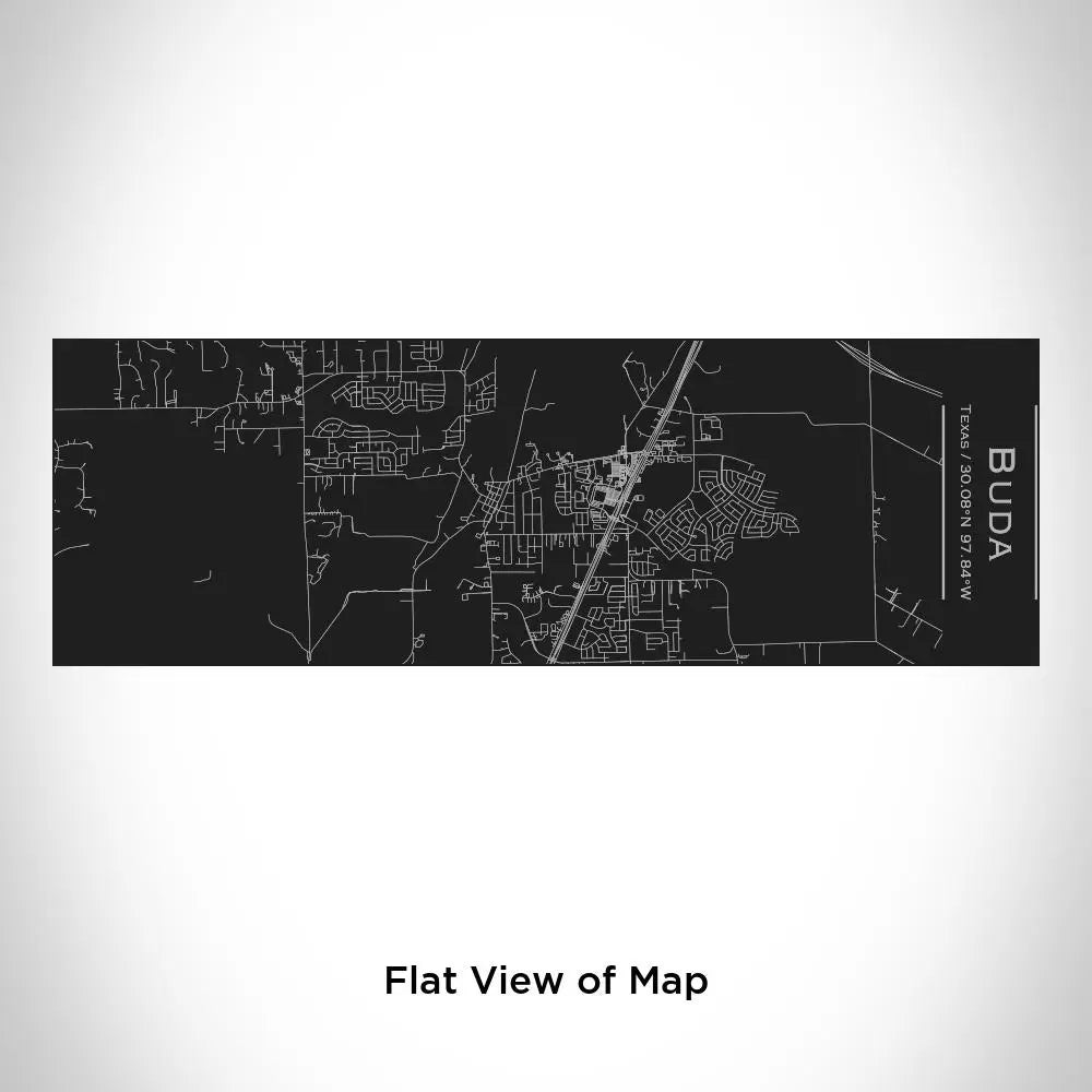 Buda - Texas Map Insulated Cup in Matte Black Cyan Castor