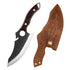 Steel Forging Ring Tactical Kitchen Knife Crimson Medea