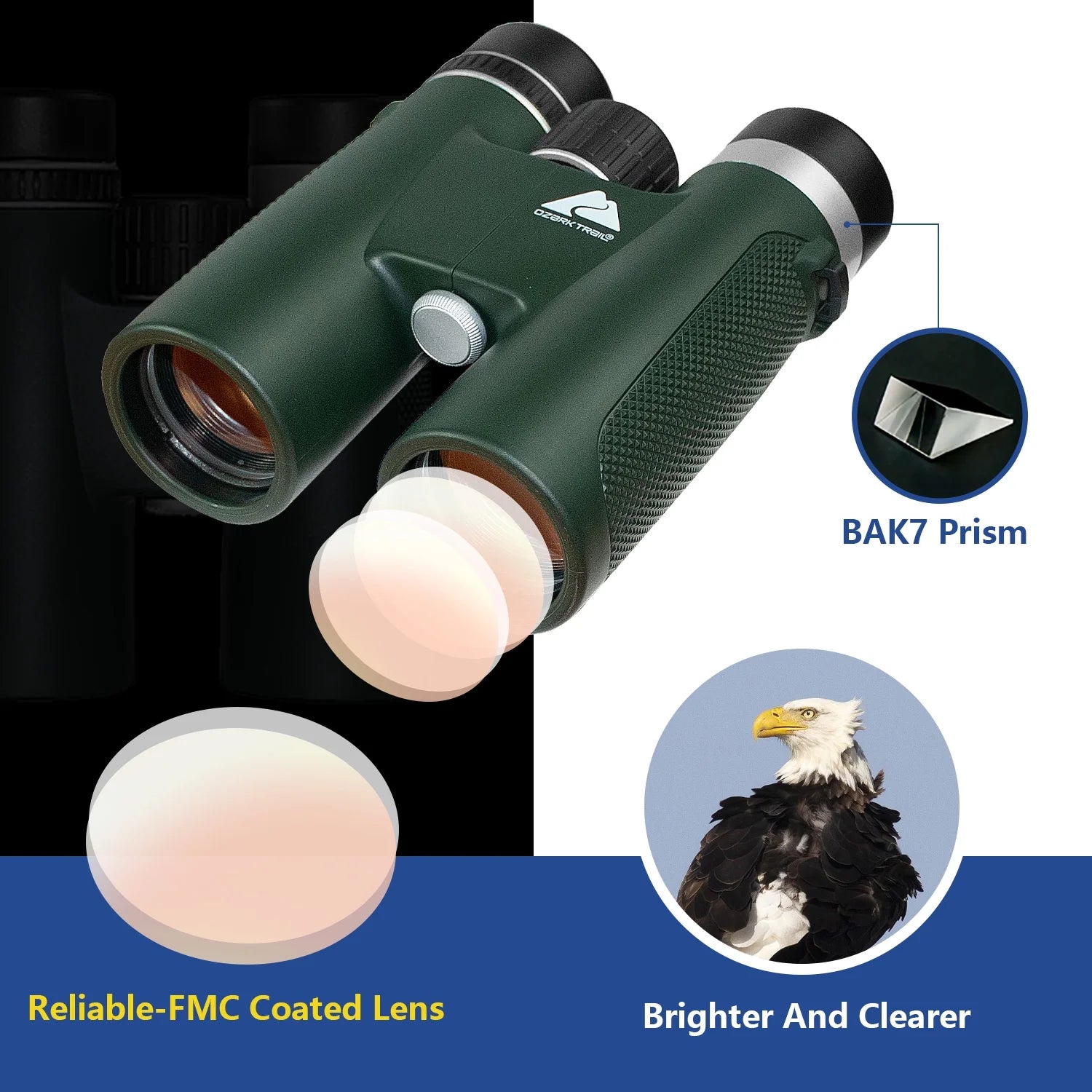 (4 Pack)  10X42 Binoculars - 10X High Powered Large View 42Mm Objective FMC Lens Binoculars for Outdoor Sports Hunting Theater Concerts