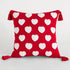 Valentines Day Throw pillow cover, 18x18 inch Magenta Charlie