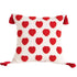 Valentines Day Throw pillow cover, 18x18 inch Magenta Charlie