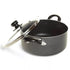 Better Chef 10Qt Heavy Gauge Aluminum Dutch Oven with Glass Lid Sky Iapetus