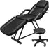 Height Adjustable Salon Tattoo Chair Esthetician Bed,Multi-Purpose Facial Bed Chair for Barber Spa Beauty Salon with Hydraulic Stool Equipment (Black)