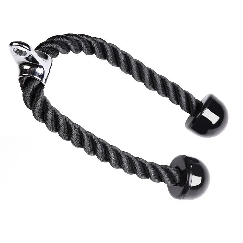 Double head  Fitness Pull Rope Biceps Cord Cable Teal Simba