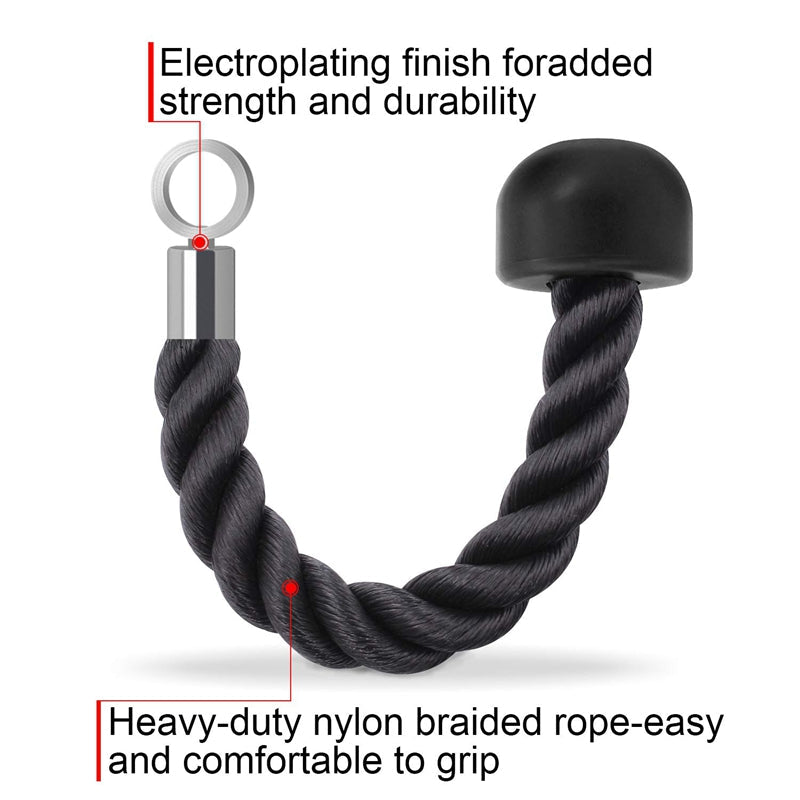 Single head  Fitness Pull Rope Biceps Cord Cable Teal Simba