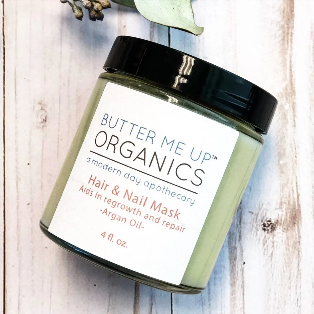 Hair &amp; Nail Mask for long hair growth and healthy White Smokey